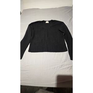 Womens Universal Thread Black Knit Pullover size XS